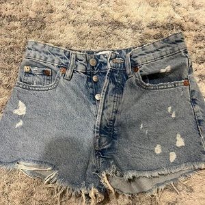 Zara denim shorts